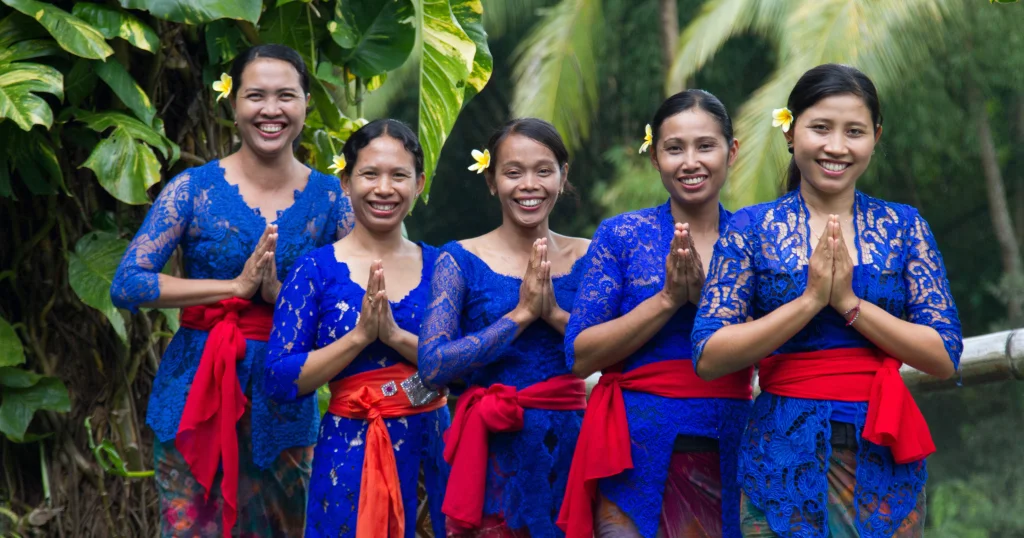 Geleneksel Bali selamlaşması
