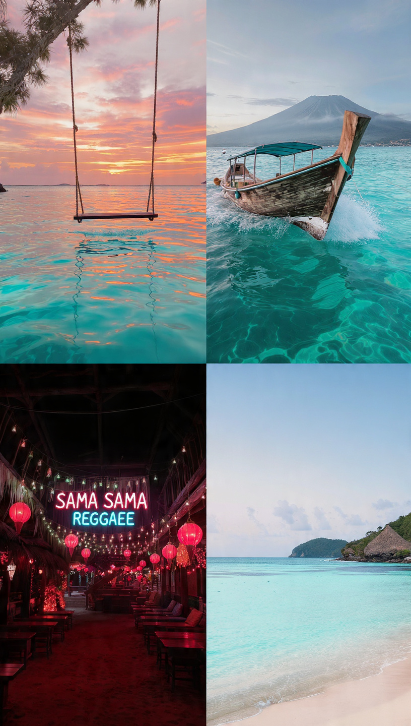 Lombok – Gili Adaları Parti & Island Hopping