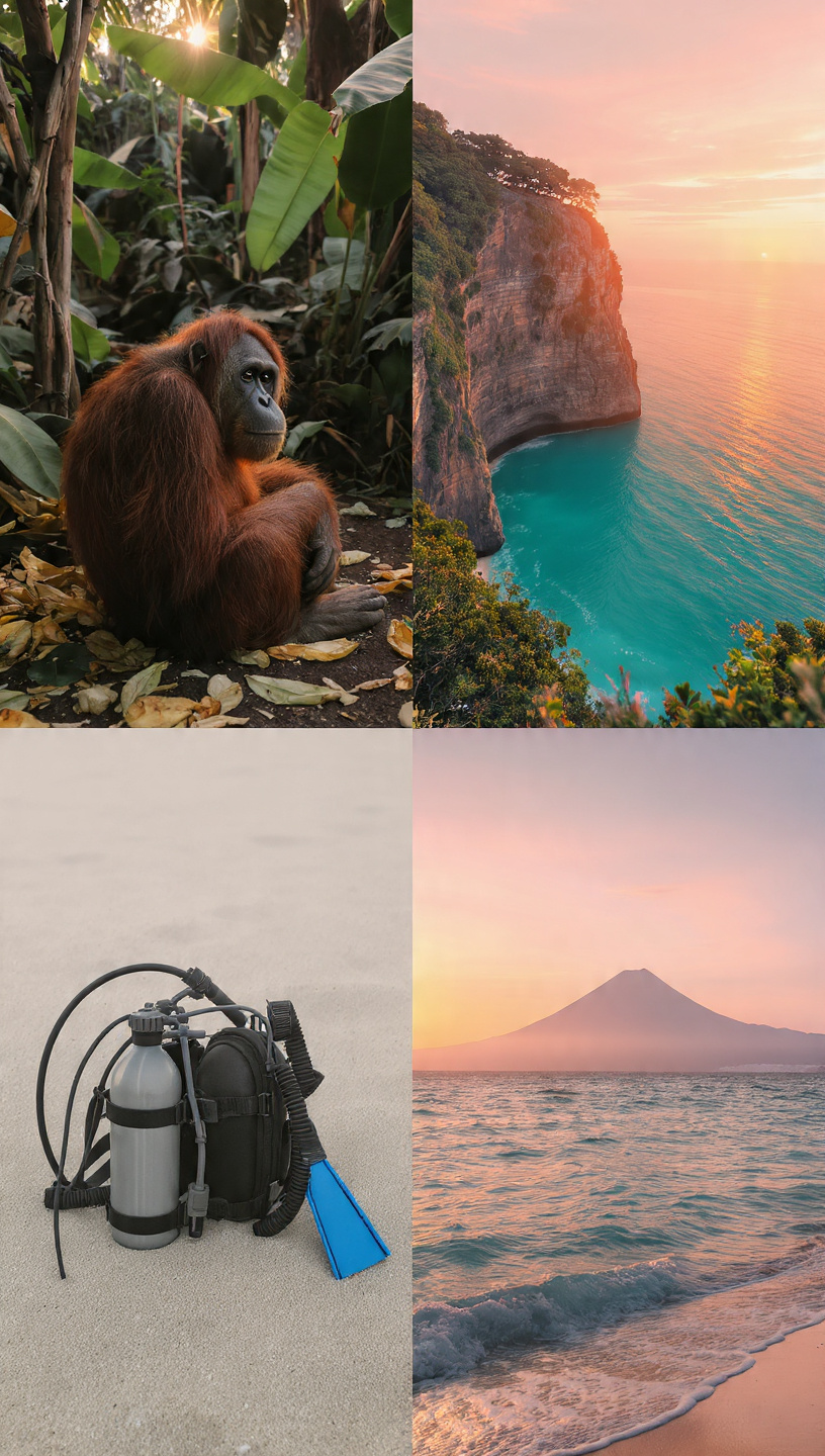 Endonezya Balayı: Ubud · Borneo · Nusa Penida · Gili Adaları - Görsel 1