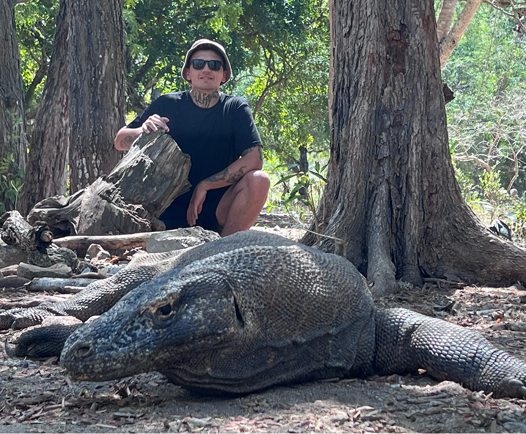 Komodo ejderi ile karşılaşma - Esat Can'ın macera anları