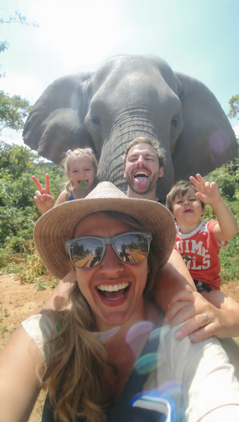 Sumatra - Lampung & Way Kambas Fil Turu - Görsel 7