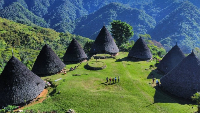 Wae Rebo ve Örümcek Ağı Tarlaları